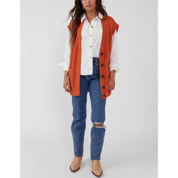 🎉LAST CHANCE🎉 FREE PEOPLE Oakleigh Vest / Myrrh - Picture 5 of 6